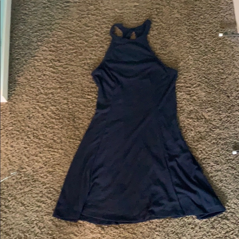 hollister navy dress, like new
